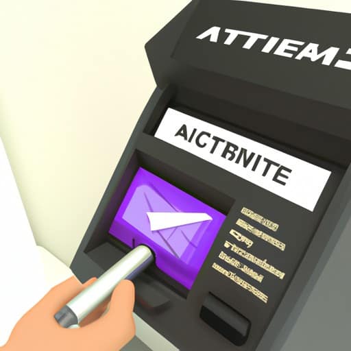 תמונה של המחאה עם אישור מופקד בכספומט, עם מאפייני אבטחה מודגשים