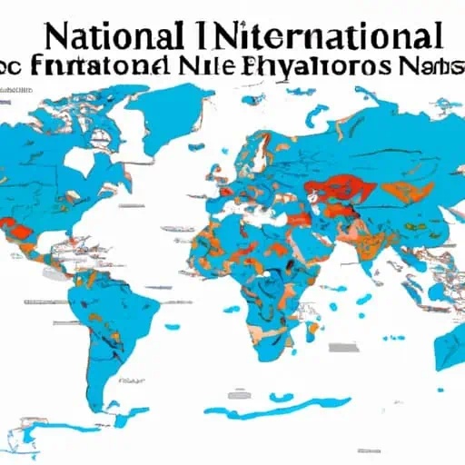 7. מפה המציגה את היקף המוטבים הזרים מהמוסד לביטוח לאומי