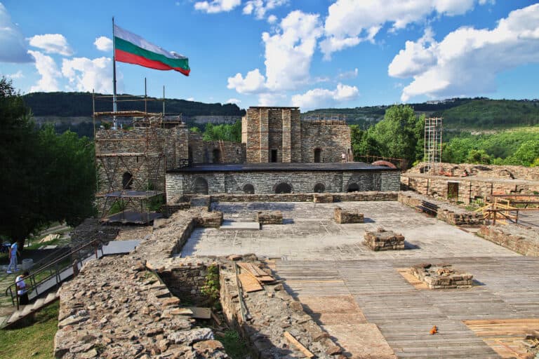 The fortress in veliko tarnovo in bulgaria